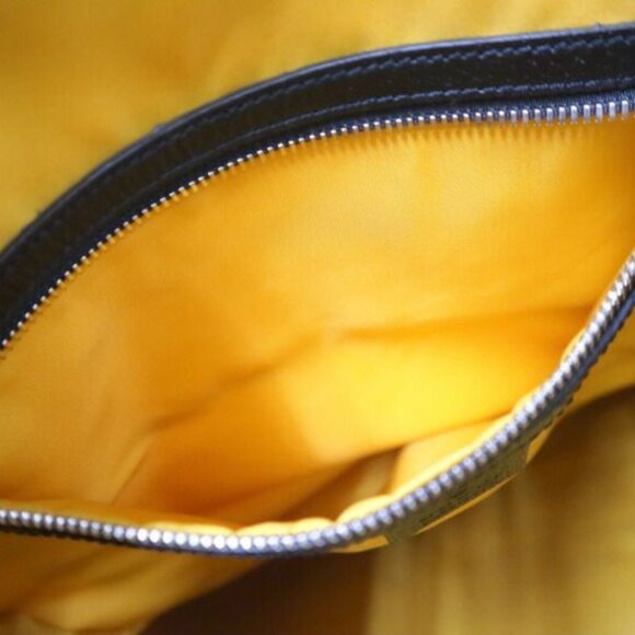Gucci Off the Grid Backpack Yellow Black Nylon Leather Yellow